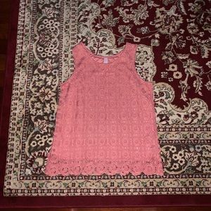 Salmon/coral tank top